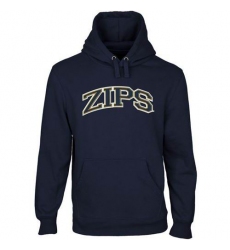 Akron Zips Navy Blue Arch Name Pullover Hoodie