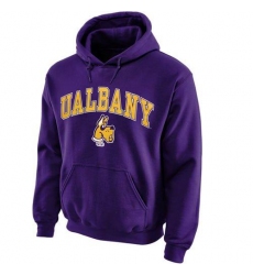 Albany Great Danes Purple Midsize Arch Pullover Hoodie