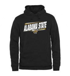 Alabama State Hornets Black Double Bar Pullover Hoodie