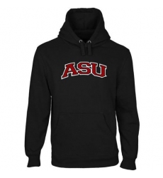 Arkansas State Red Wolves Black Arch Name Pullover Hoodie