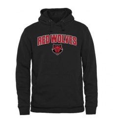 Arkansas State Red Wolves Black Proud Mascot Pullover Hoodie
