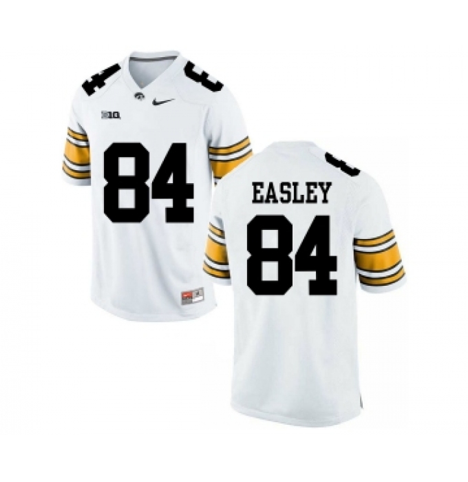 Iowa Hawkeyes 84 Nick Easley White College Football Jersey