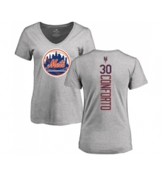 MLB Women's Nike New York Mets #30 Nolan Ryan Royal Blue Name & Number T-Shirt