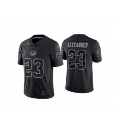 Men's Green Bay Packers #23 Jaire Alexander Black Reflective Limited Stitched Football Jersey