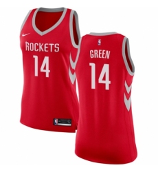 Women's Nike Houston Rockets #14 Gerald Green Authentic Red NBA Jersey - Icon Edition