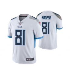 Men's Tennessee Titans #81 Austin Hooper White Vapor Untouchable Stitched Jersey