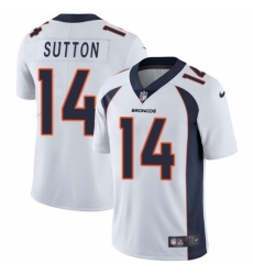 Youth Nike Denver Broncos #14 Courtland Sutton White Vapor Untouchable Elite Player NFL Jersey
