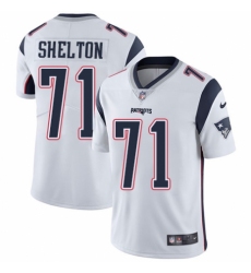Youth Nike New England Patriots #71 Danny Shelton White Vapor Untouchable Limited Player NFL Jersey
