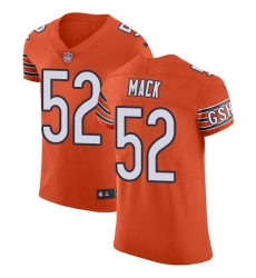Men's Nike Chicago Bears #52 Khalil Mack Orange Alternate Vapor Untouchable Elite Player NFL Jersey
