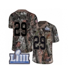 Youth Nike New England Patriots #29 Duke Dawson Camo Untouchable Limited Super Bowl LIII Bound NFL Jersey