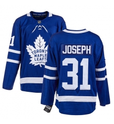 Men's Toronto Maple Leafs #31 Curtis Joseph Blue Stitched Jersey