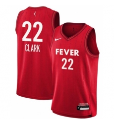 Youth Indiana Fever Caitlin Clark #22 Red Stitched Basketball WNBA Jersey