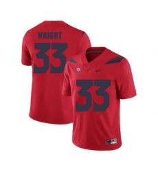 Arizona Wildcats 33 Scooby Wright Red College Football Jersey