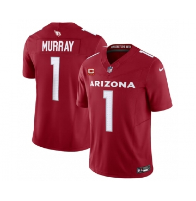 Men's Nike Arizona Cardinals #1 Kyler Murray Red 2023 F.U.S.E. 4-Star C Vapor Untouchable F.U.S.E. Limited Football Stitched Jersey