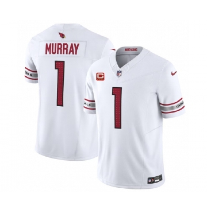 Men's Nike Arizona Cardinals #1 Kyler Murray White 2023 F.U.S.E. 4-Star C Vapor Untouchable F.U.S.E. Limited Football Stitched Jersey