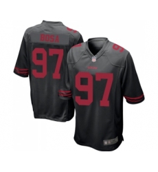 Men's San Francisco 49ers #97 Nick Bosa Game Black Football Jersey