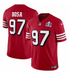 Youth San Francisco 49ers #97 Nick Bosa New Red 2023 F U S E Vapor Untouchable Limited Stitched Football 2024 Super Bowl LVIII Jersey