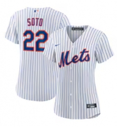 Women's New York Mets #22 Juan Soto Nike White Home Replica Player Jersey