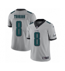 Women's Philadelphia Eagles #10 DeSean Jackson Limited Silver Inverted Legend Football Jersey