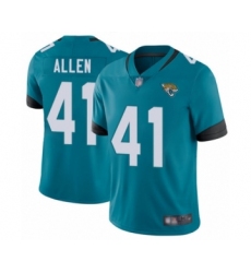 Men's Jacksonville Jaguars #41 Josh Allen Teal Green Alternate Vapor Untouchable Limited Player Football Jersey