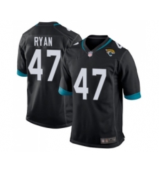 Men's Jacksonville Jaguars #47 Jake Ryan Game Black Team Color Football Jersey