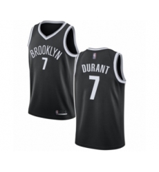 Women's Brooklyn Nets #7 Kevin Durant Authentic Black Basketball Jersey - Icon Edition