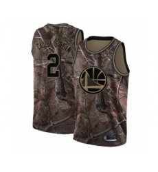 Youth Golden State Warriors #2 Willie Cauley-Stein Swingman Camo Realtree Collection Basketball Jersey