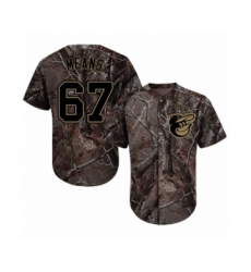 Men's Baltimore Orioles #67 John Means Authentic Camo Realtree Collection Flex Base Baseball Jersey