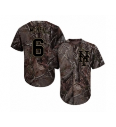 Youth New York Mets #6 Jeff McNeil Authentic Camo Realtree Collection Flex Base Baseball Jersey