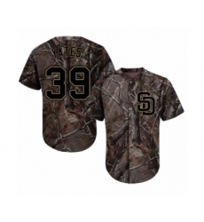 Youth San Diego Padres #39 Kirby Yates Authentic Camo Realtree Collection Flex Base Baseball Jersey