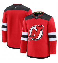 Men's New Jersey Devils Blank Red 2024-25 Home Stitched Hockey Jersey