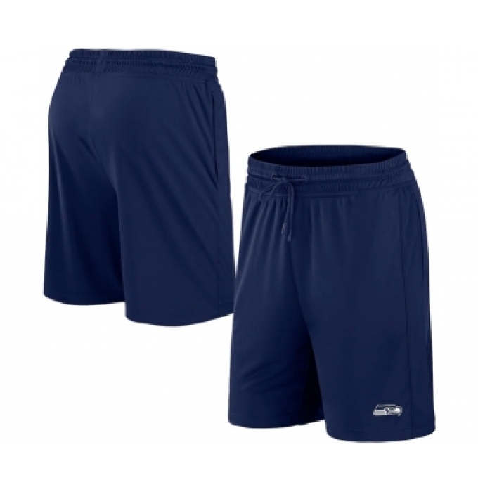 Men's Seattle Seahawks Navy Performance Shorts