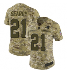 Women's Nike Carolina Panthers #21 Da'Norris Searcy Limited Camo 2018 Salute to Service NFL Jersey