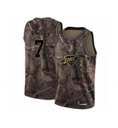 Women's Oklahoma City Thunder #7 Darius Bazley Swingman Camo Realtree Collection Basketball Jersey