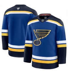 Men's St. Louis Blues Blank Blue 2024-25 Home Stitched Hockey Jersey