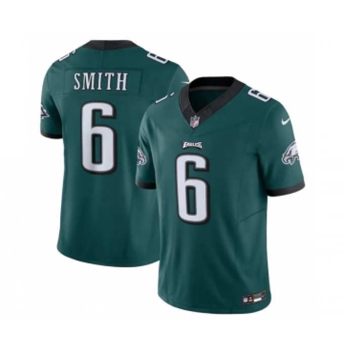 Men's Philadelphia Eagles #6 DeVonta Smith Green 2023 F.U.S.E. Vapor Untouchable Limited Stitched Football Jersey