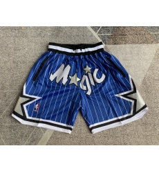 Men's Orlando Magic blue striped four pockets Shorts