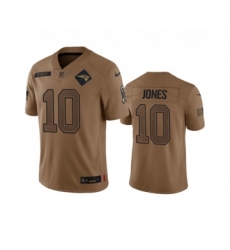 Men's Nike New England Patriots #10 Mac Jones 2023 Brown Salute To Service Limited Football Stitched Jersey Men's Nike New England Patriots #10 Mac Jones 2023 Brown Salute To Service Limited Football Stitched Jersey