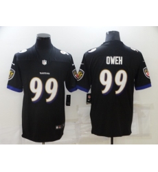 Men's Baltimore Ravens #99 Odafe Oweh Nike Black Limited Jersey
