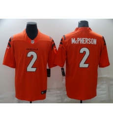 Men's Cincinnati Bengals #2 Evan McPherson Orange Limited Player Jersey