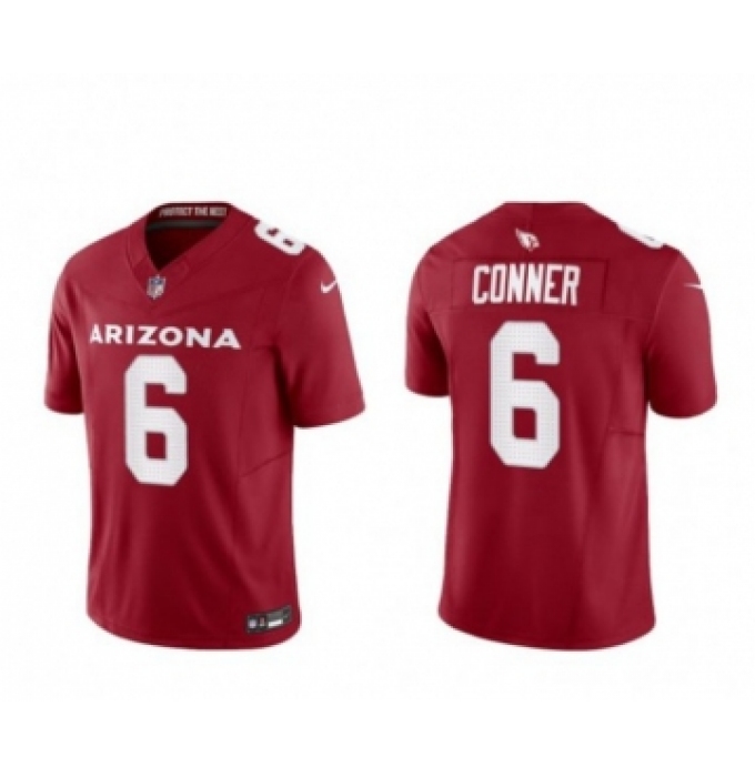 Men's Nike Arizona Cardinals #6 James Conner Red 2023 F.U.S.E. Vapor Untouchable F.U.S.E. Limited Football Stitched Jersey