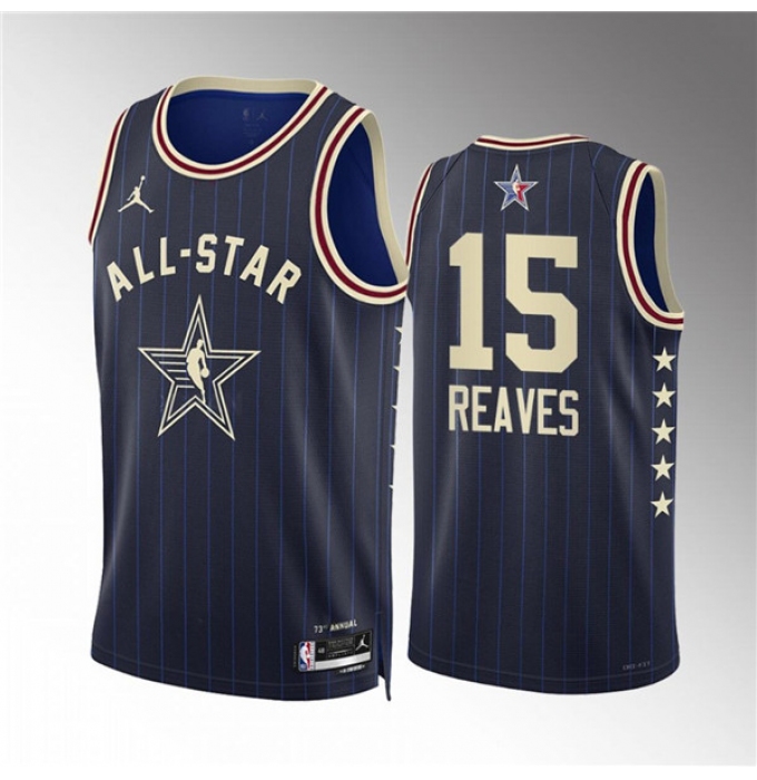 Men's 2024 All-Star #15 Austin Reaves Navy Stitched Basketball Jersey