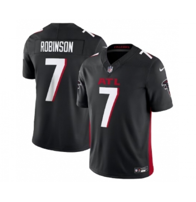 Men's Nike Atlanta Falcons #7 Bijan Robinson Black 2023 F.U.S.E. Vapor Untouchable Limited Football Stitched Jersey