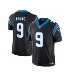 Men's Nike Carolina Panthers #9 Bryce Young Black 2023 F.U.S.E. Vapor Untouchable Football Stitched Jersey