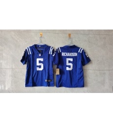 Women's Indianapolis Colts #5 Anthony Richardson Blue 2024 F.U.S.E. Vapor Stitched Jersey(Run Small)