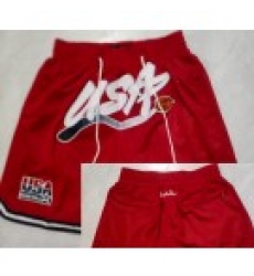 Men's Dream 3 USA Red 1996 Olympic Just Don Shorts