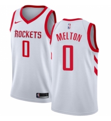 Men's Nike Houston Rockets #0 De'Anthony Melton Swingman White NBA Jersey - Association Edition