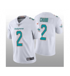 Men's Miami Dolphins #2 Bradley Chubb 2022 White Vapor Untouchable Limited Stitched Jersey