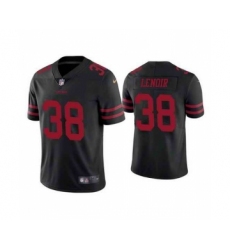 Men San Francisco 49ers #38 Deommodore Lenoir Black Vapor Untouchable Limited Jersey