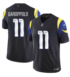 Men's Los Angeles Rams #11 Jimmy Garoppolo Black 2025 F.U.S.E. “Rivalries” Vapor Limited Football Stitched Jersey